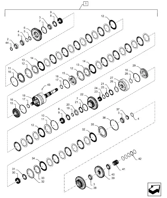 352821A1 - Кольцо толщинное 0,25мм вала КПП TJT9./St.