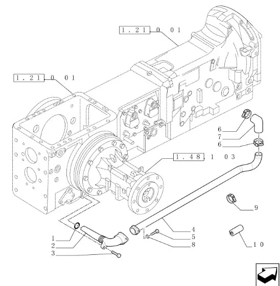 87587321 - Трубка жесткая